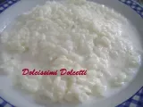 Ricetta Riso nel latte e frittelle di riso
