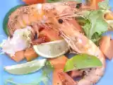 Ricetta Only 5 ingerdients : insalata di papaya e gamberoni _garnèlaràk salàta papayaval