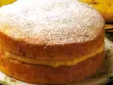 Ricetta Pan di spagna con crema alle banane