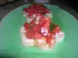 Ricetta Bruschette con pomodoro e philadelphia - bruschette with tomato and philadelphia