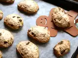 Ricetta Biscotti al sesamo e uva sultanina (senza burro, senza latte, senza uova)