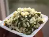 Ricetta Risotto agli spinaci, noce moscata e formaggio cheddar