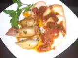 Ricetta Calamaretti ripieni di gamberetti e bietole
