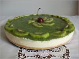 Ricetta Cheesecake al cioccolato bianco con salsa ai kiwi