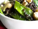 Ricetta Riso nero con taccole e vitello in stile thai