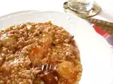 Ricetta Fregola risottata con frutti di mare e funghi