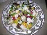 Ricetta Insalata mista con mozzarella, mango e olive