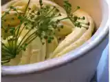 Ricetta Mousse di uova con pesce spada fume'
