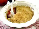 Ricetta Crumble di pesche noci alla cannella