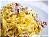 Ricetta Tonnarelli con guanciale e ricotta