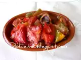 Ricetta Peperoni e melenzane in agrodolce