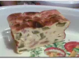 Ricetta Cake salato con zucchina e pancetta (frittata al forno a mo' di parallelepipedo)