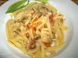 Ricetta Pasta con funghi freschi limone e pomodorini