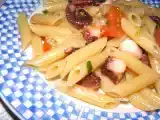 Ricetta Penne al sugo di polpo