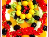 Ricetta Crostata alla frutta con base alla ricotta e crema al succo di frutta