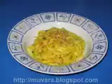 Ricetta Strangozzi con zafferano e salmone affumicato