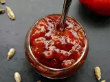Ricetta Agrodolce: chutney di pesche e peperoni rossi