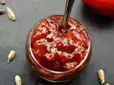 Ricetta Agrodolce: chutney di pesche e peperoni rossi