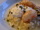 Ricetta Risotto burrata, scampi e capperi