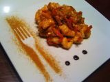 Ricetta Bocconcini di pollo al curry e peperoni