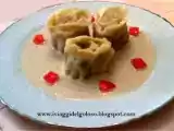 Ricetta Rose di pasta fresca ripiena con salsa di noci