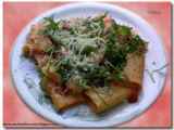 Ricetta Paccheri con pomodorini, rucola e ricotta salata