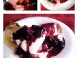Ricetta Crêpes con gelato e frutti di bosco
