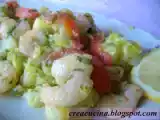 Ricetta Gamberi in insalata alla ghiotta