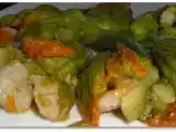 Ricetta Fiori di zucca ripieni di gamberetti