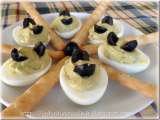 Ricetta Uova ripiene senape e olive