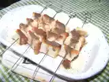 Ricetta Spiedini di mozzarella aromatizzati all acciuga
