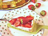 Ricetta Cheesecake variegata fragola