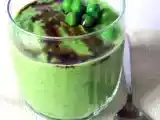 Ricetta Crema fredda di piselli al balsamico