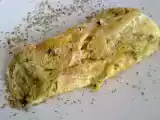 Ricetta Omelette leggerissima alle erbe con asparagi bianchi e formaggio