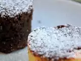 Ricetta Bocconcini di torta caprese al fondente e al cioccolato bianco