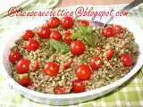 Ricetta Farro al pesto e pomodorini di pachino