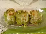 Ricetta Fagottini di verza ripieni in crosta di porri e asiago
