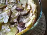Ricetta Clafoutis di pesche e mandorle caramellate