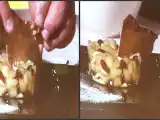 Ricetta Strudel aperto di mele con zabaione al moscato