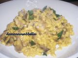 Ricetta Orzo giallo con funghi e zafferano