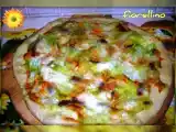 Ricetta Pizza ai fiori di zucca, mozzarella e alici