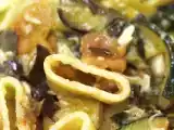 Ricetta Calamarata con melanzane, zucchine e orata..