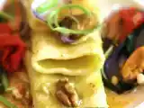 Ricetta Paccheri con cozze, vongole e pesto di sedano e noci