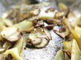 Ricetta Branzino con patate e porcini in carta fata..