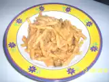 Ricetta Strozzapreti con zucchine, funghi e gamberetti