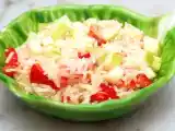 Ricetta Insalata di riso basmati con polpa di granchio, mele e peperone