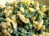 Ricetta Spätzle paglia e fieno alla pancetta croccante