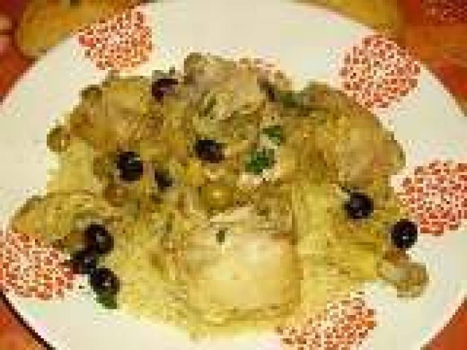 Tajine di pollo e olive