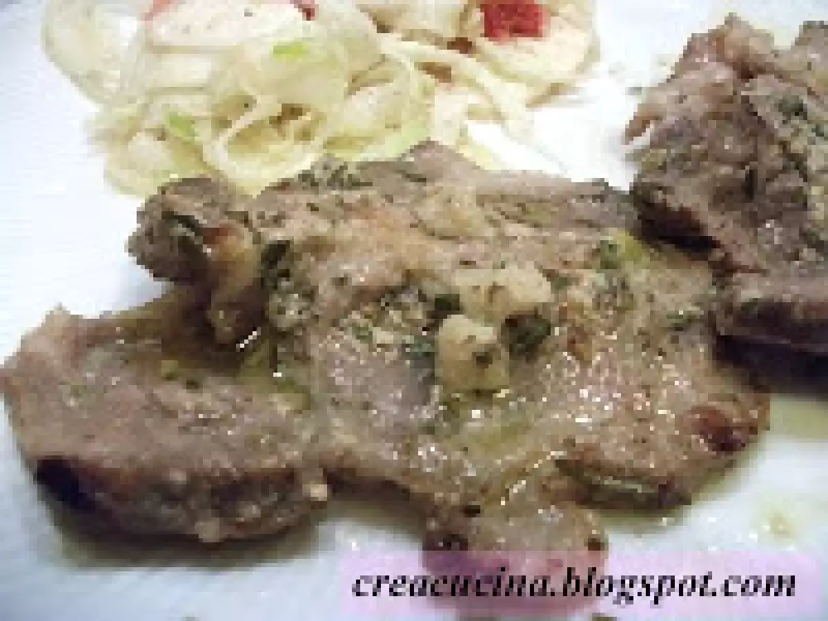 Ricetta Fettine di coppa di maiale alle erbe: ricetta facile e saporita
