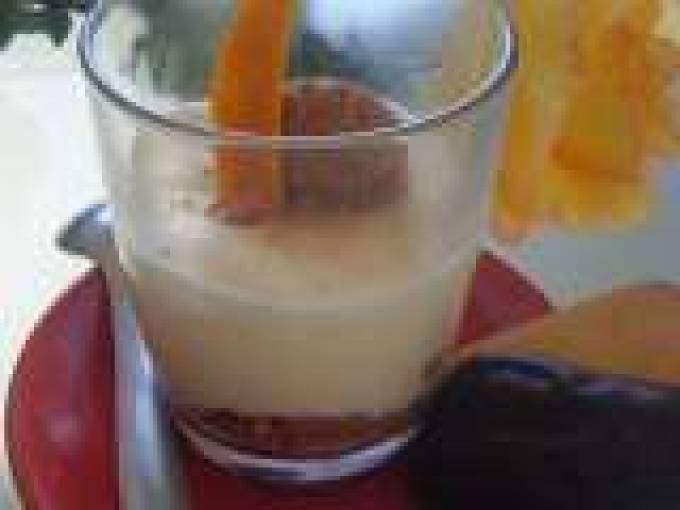 Mousse all'Arancia e Granella d'Amaretti